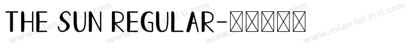 The Sun Regular字体转换